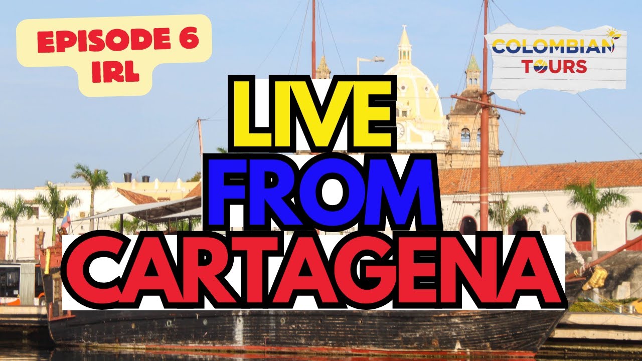 IRL LIVE from Cartagena de Indias Colombia. Walled city highlights. Random interviews.