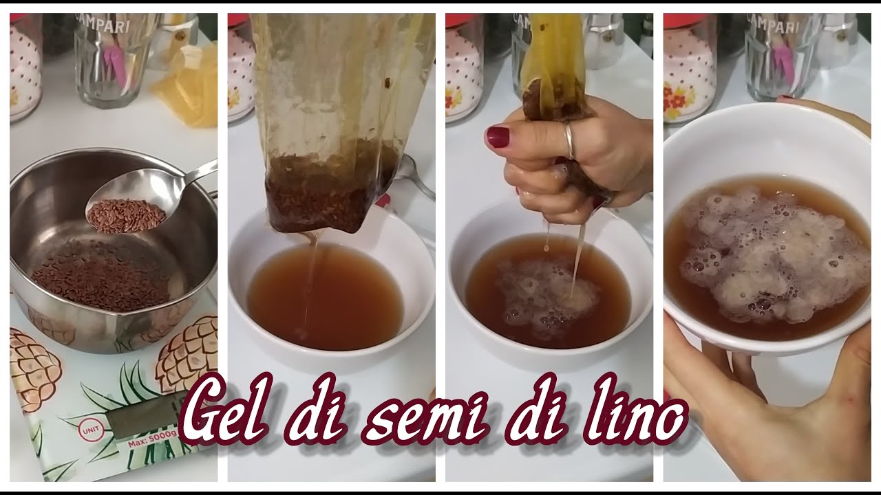 GEL DI SEMI DI LINO • CAPELLI DA SOGNO CON 1 EURO - Preparazione super facile e veloce! (Subs)