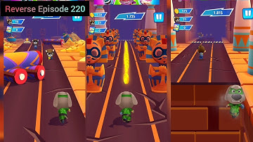 Talking Tom Hero Dash Reverse Android GamePlay Walkthrough Episode 220