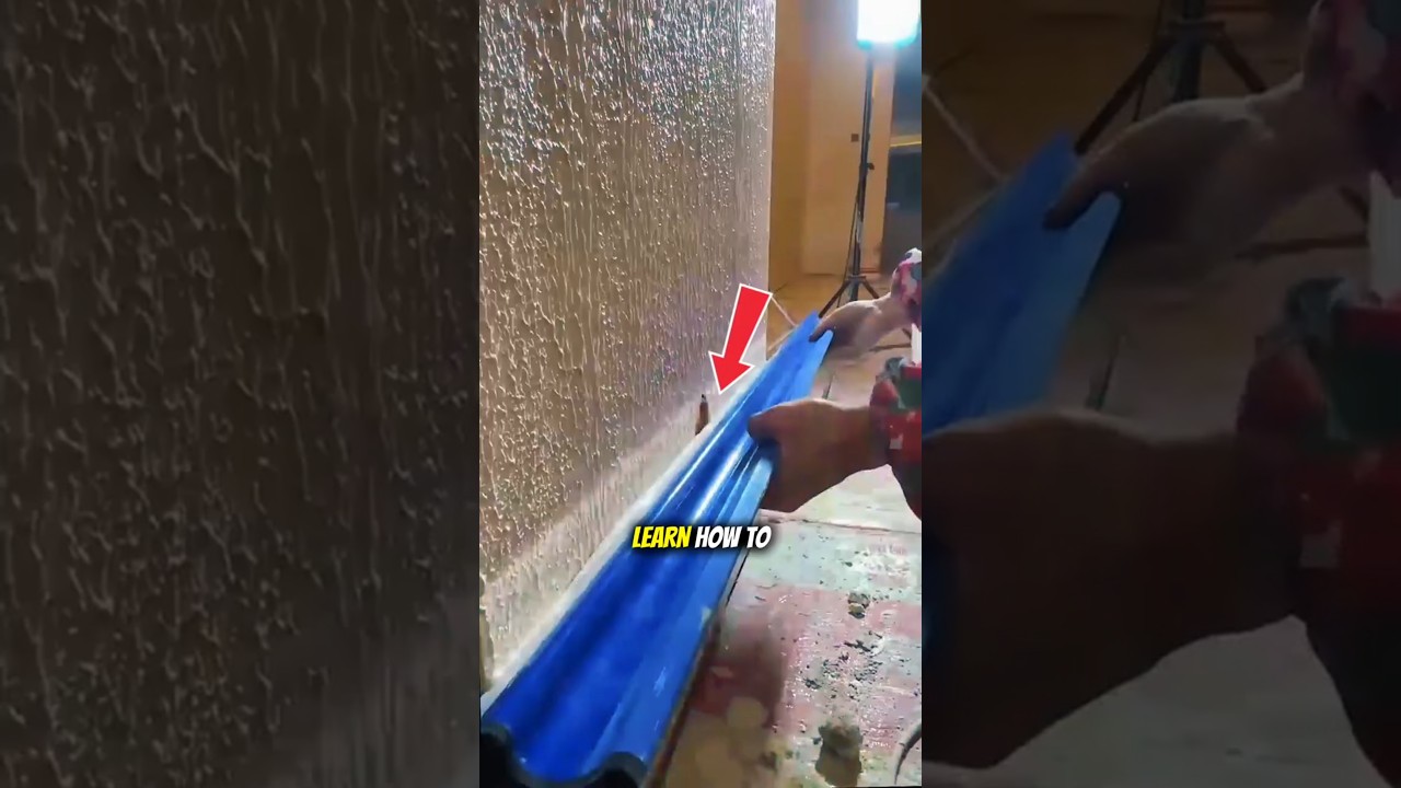 Perfect Wall Smoothing Technique Using Skimming Blade | Professional Drywall Finishing Tool