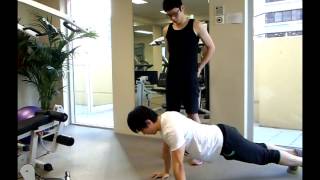 AIPT Practical simulation - Strength Training (Body weight push-ups)