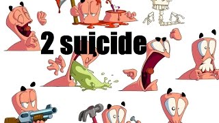Gamefails: Worms - 2 suicide