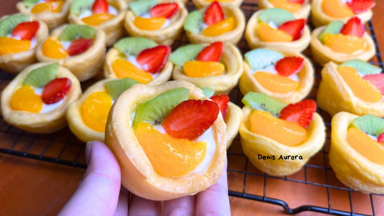 Resep SOES BUAH / SOES KRANJANG BUAH dengan VLA VANILA ANTI AMIS ! DenisAurora