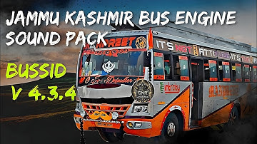JAMMU KASHMIR BUS ENGINE SOUND PACK V4.3.4 FOR BUS SIMULATOR INDONESIA #bussid @gnrnonstop