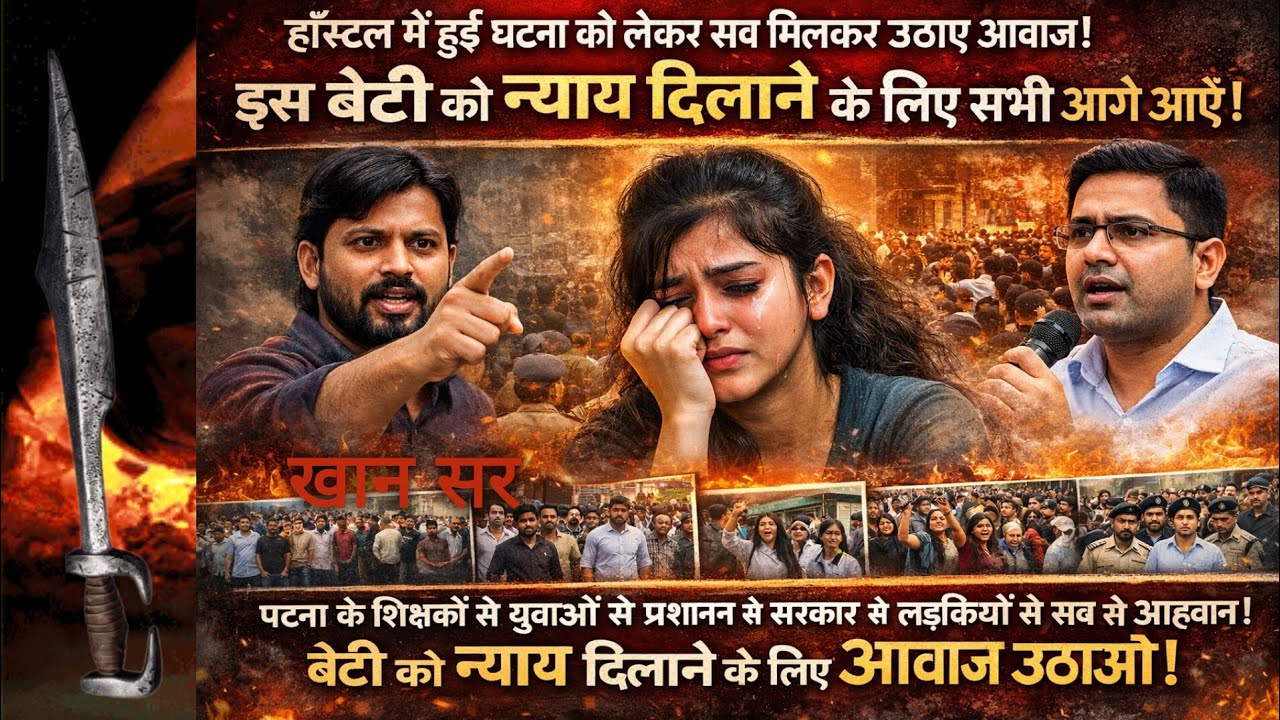 बेटी की चीख—अब तूफान बनेगी! खान सर आगे आएं 