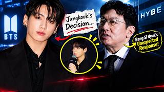 What Did Jungkook Decide Bang Si Hyuk’s Reaction Has ARMY Asking Questions! 😳💜