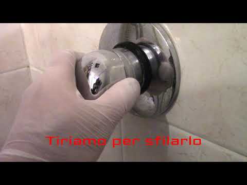 Video: Come smontare il rubinetto della vasca e della doccia monocomando?
