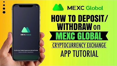 How to DEPOSIT or WITHDRAW on MEXC Global | Crypto Exchange App Tutorial