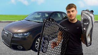 FIRST MODIFICATIONS TO MY GIRLFRIEND'S AUDI A1!