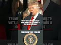 Trump says he'll get BLAMED if GOP loses midterms #shorts