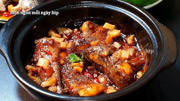 Cách kho cá lóc đồng | canh cải bẹ xanh nấu gừng | món ngon mỗi ngày htp