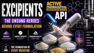 API & Excipients Explained | Active Pharmaceutical Ingredients & Excipients | Part 2