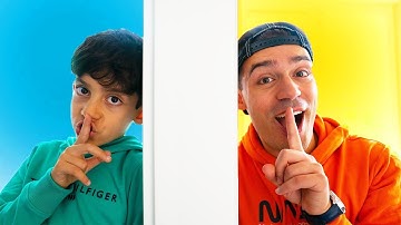 Jason and Alex play hide and seek challenge