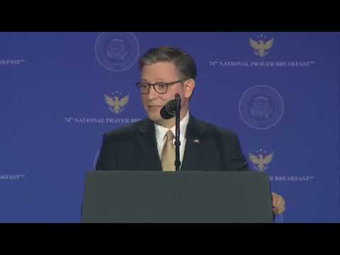 Speaker Johnson Delivers Remarks At The 74th National Prayer Breakfast 