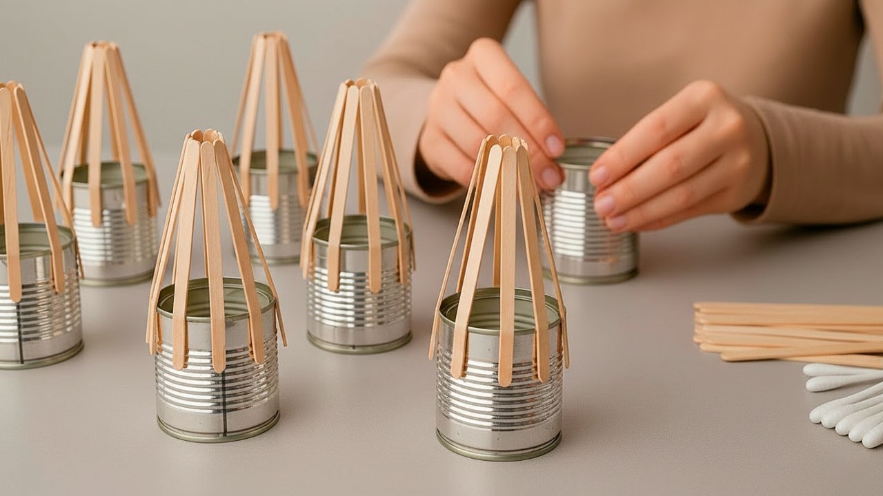 HOW BEAUTIFUL!😍 INCREDIBLE IDEAS FOR USING TIN CANS IN HOME DECOR! DIY IDEAS FROM TRASH