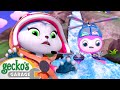 Helicopter Waterfall Drop! | Gecko's Garage | Kids Cartoons &amp; Nursery Rhymes | Moonbug Kids