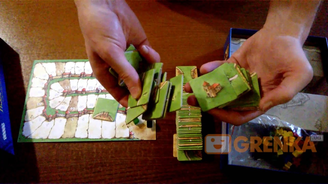 Распаковка настольной игры "Каркассон" - YouTube