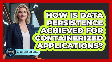 How Is Data Persistence Achieved For Containerized Applications?