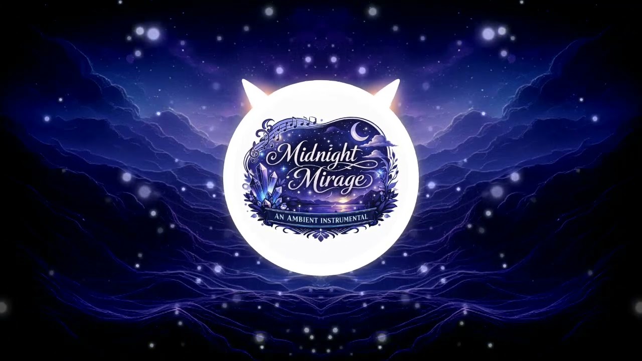 Midnight Mirage: Ambient Instrumental with Piano and Synth