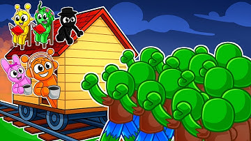 Turning the Train into Our HOUSE in Dead Rails!