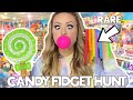 NO BUDGET CANDY THEMED FIDGET SHOPPING CHALLENGE 🍭🍬✨ *MUST SEE*