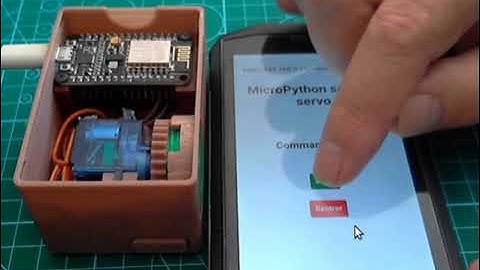 MicroPython Esp8266 Serveur servo SG90