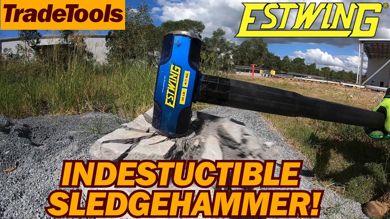 30-Inch Indestructible Handle ESH-830X Estwing 8-Pound Hard Face Sledge Hammer 