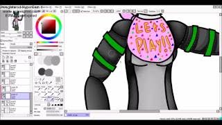 [FNAF Speedpaint] Wolfy 17's FNAF 1 OC (Request)