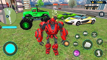 Optimus Prime Multiple Transformation Jet  Robot Car Games 2021 -   Android Gameplay FHD