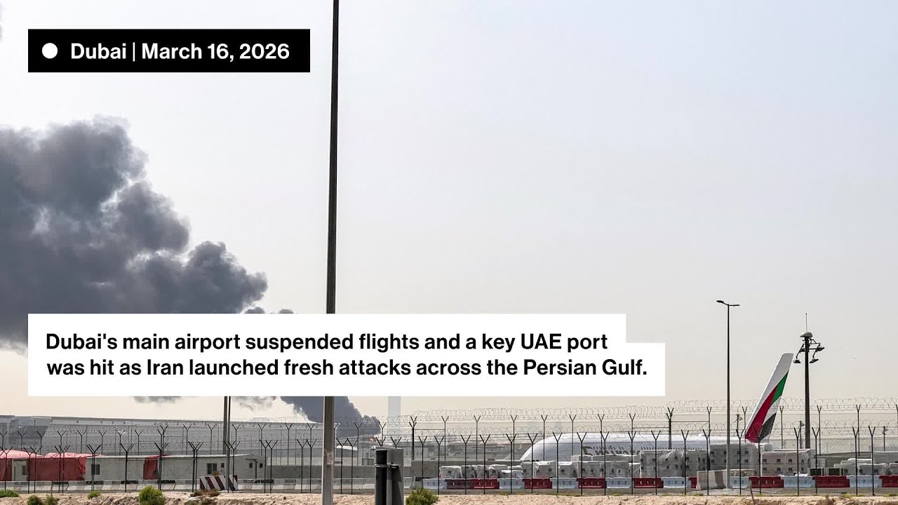 Trump Demands Hormuz Support; Dubai Airport, UAE Port Hit