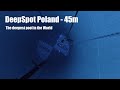 Freediving at deepspot poland  deepest pool in the world