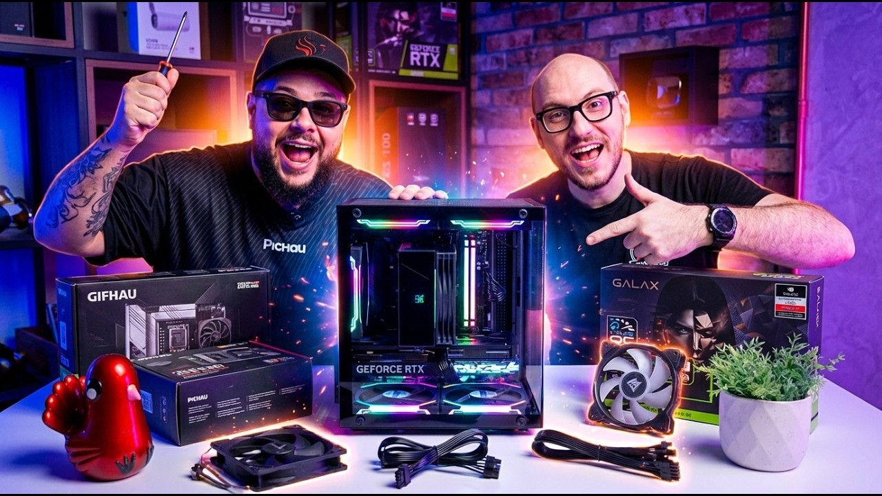 MONTEI um MINI PC GAMER que HUMILHA muito PC GRANDE