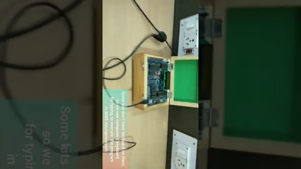 8085 microprocessor trainer kit