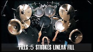 jamespaynedrums.com - 5 Strokes Linear Fill lesson preview