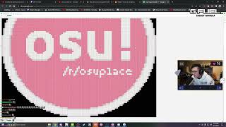 CONSTRUCTING THE OSU LOGO WITH r/osuplace | r/place DAY 1 PART 1 [2022-04-01]