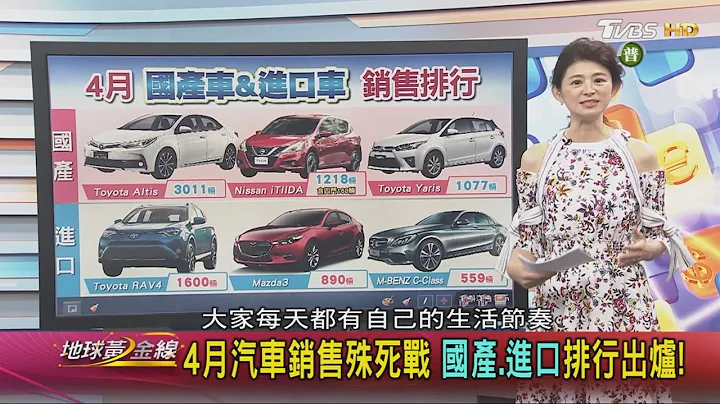 4月汽車銷售殊死戰 國產.進口排行出爐! 地球黃金線 20170519 (完整版) - 天天要聞