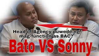 Senator Ronald Bato Dela Rosa interpolates Sen. Sonny Angara