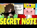 CaptainPuffy Leaves Technoblade A HIDDEN MESSAGE! (Dream SMP)