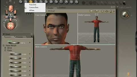 Poser 7 Tutorial - Memory Dots and Interface settings