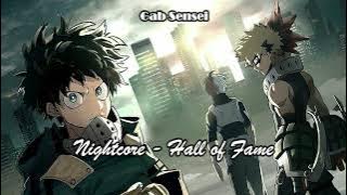 Nightcore - Hall of Fame | The Script ft. will.i.am