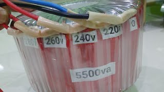 5500VA step-up transformer