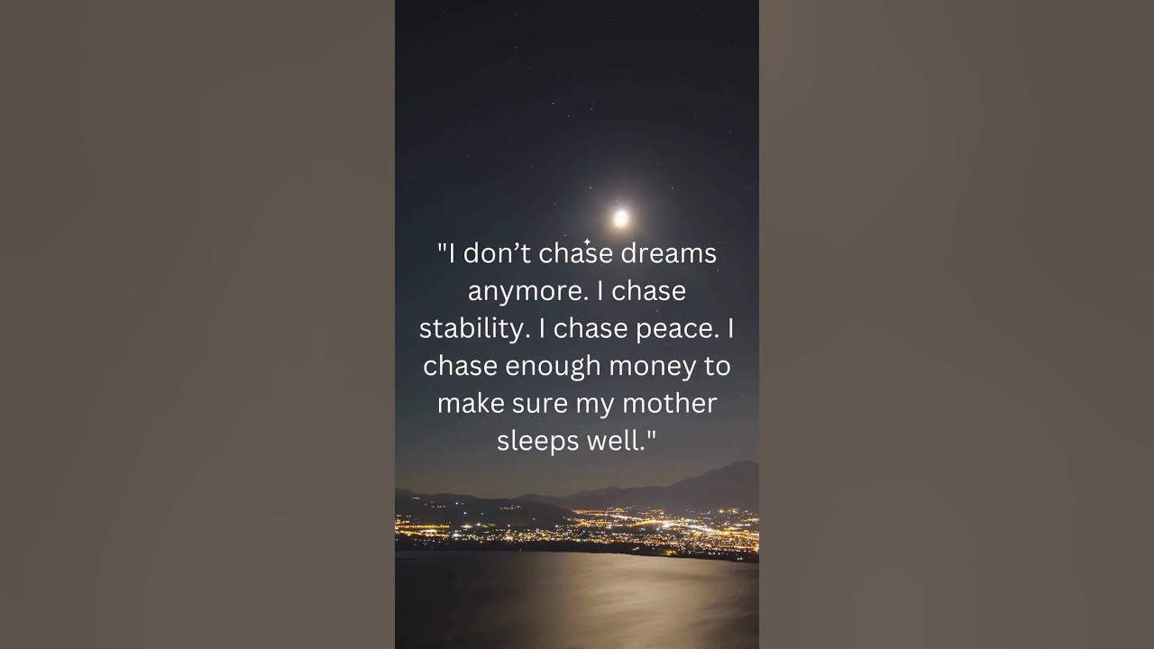 "Not for Myself… But for Her Peace"