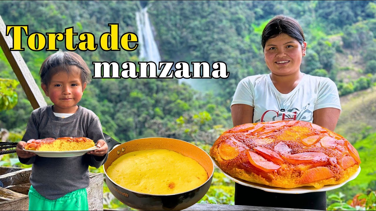 ¡Mira cómo preparo un postre de manzana sin horno ni batidora - NATHALIA