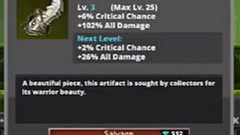 Tap Titans - A Guide to Artifacts! - Part 2