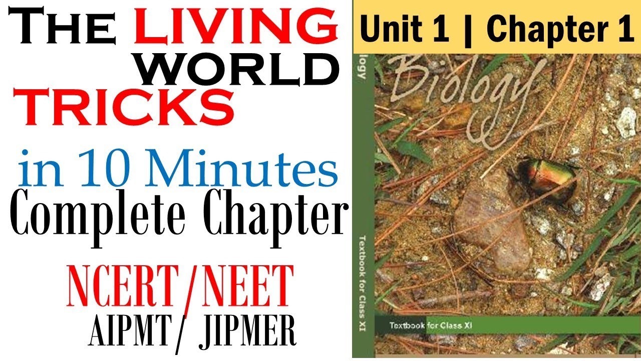 The living world biology class 11 neet | ncert chapter 1 biology class ...