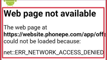 PhonePe Web Page Not available Problem Solve