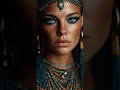 Amara: The Azure Empress | Digital Egyptian Queen Portrait