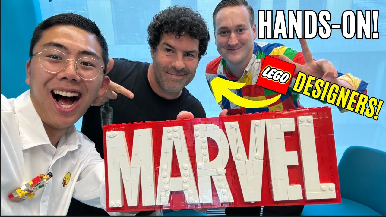 Hands On with the NEW LEGO Marvel Logo 2025 Set! - YouTube
