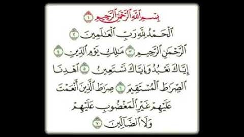 سورة الفاتحة الناس الفلق الكوثر الإخلاص