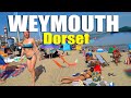 🇬🇧 England Beach Walk: Weymouth Beach Walking Tour, Summer 2023, 4K UltraHD ☀🏖